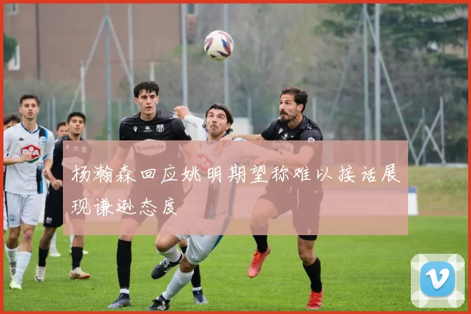 杨瀚森回应姚明期望称难以接话展现谦逊态度