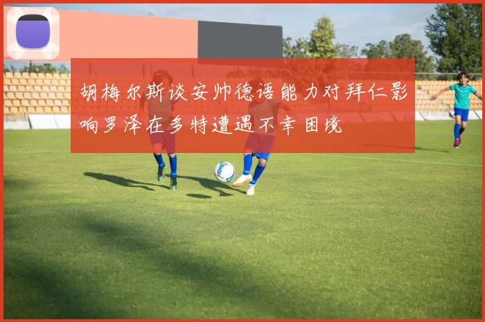 胡梅尔斯谈安帅德语能力对拜仁影响罗泽在多特遭遇不幸困境