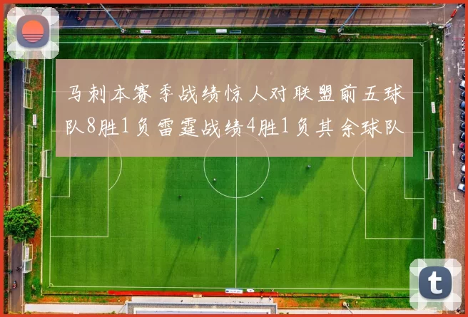 马刺本赛季战绩惊人对联盟前五球队8胜1负雷霆战绩4胜1负其余球队全胜